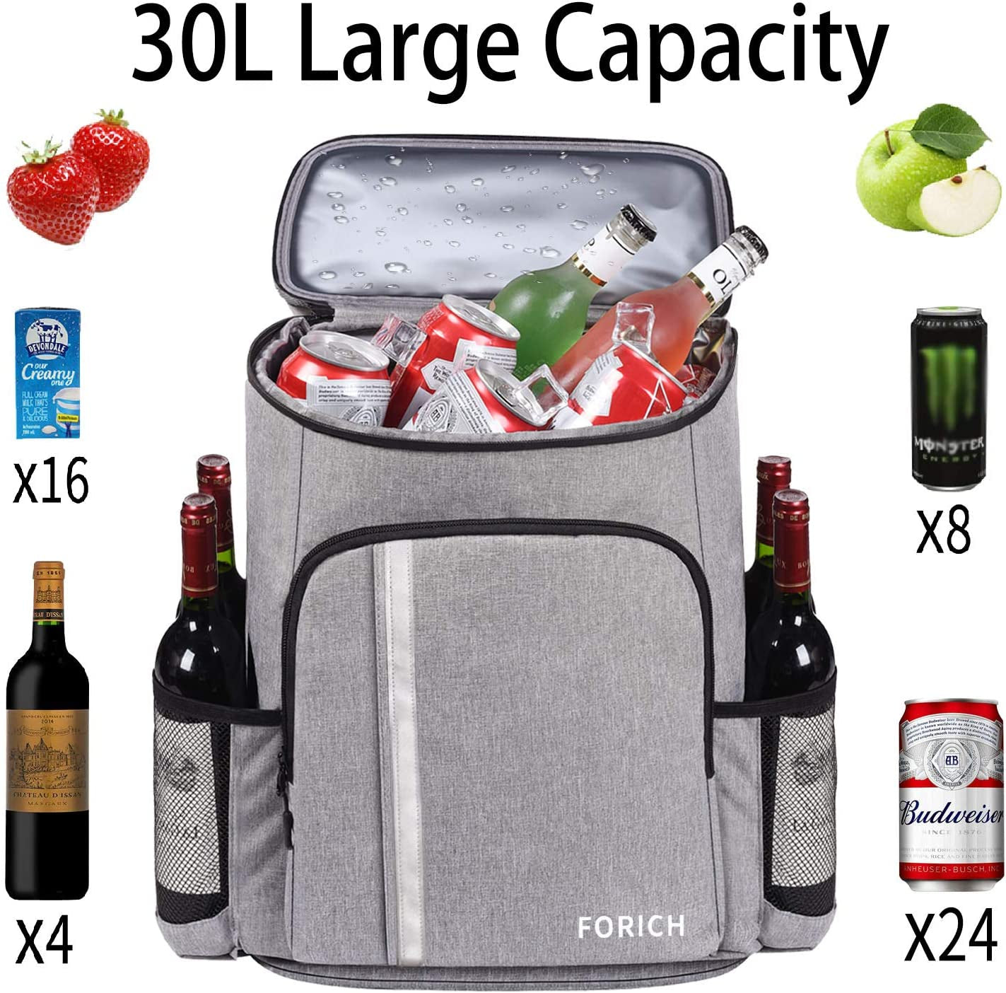 FORICH Leakproof Backpack Cooler 