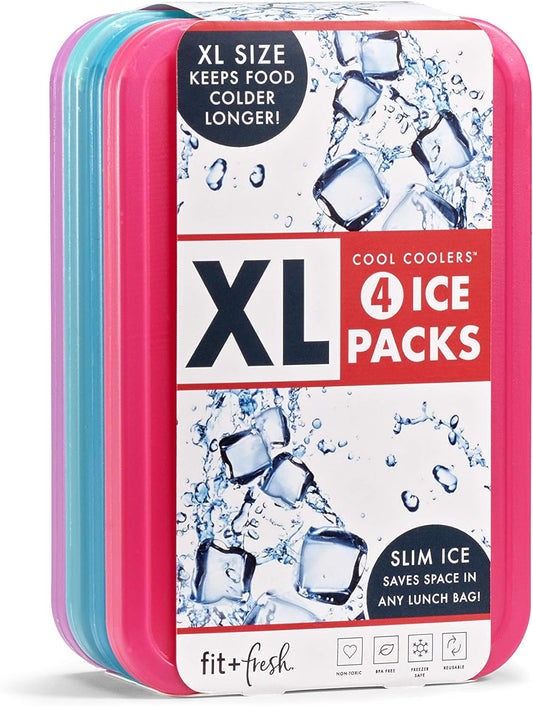 Fit & Fresh XL Slim Ice Packs (4 pack)